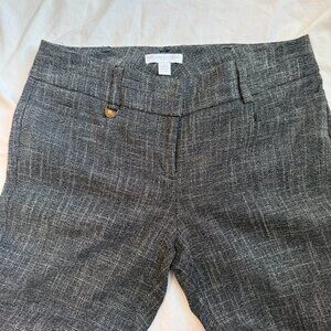 NY&Co Stretch Dress Pants – Petite 4 – Black & White Textured Weave